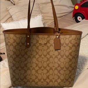 Authentic Coach Reversible Tote.